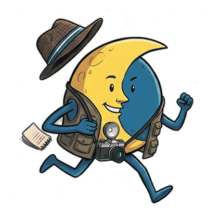 Mascote O Lunar correndo