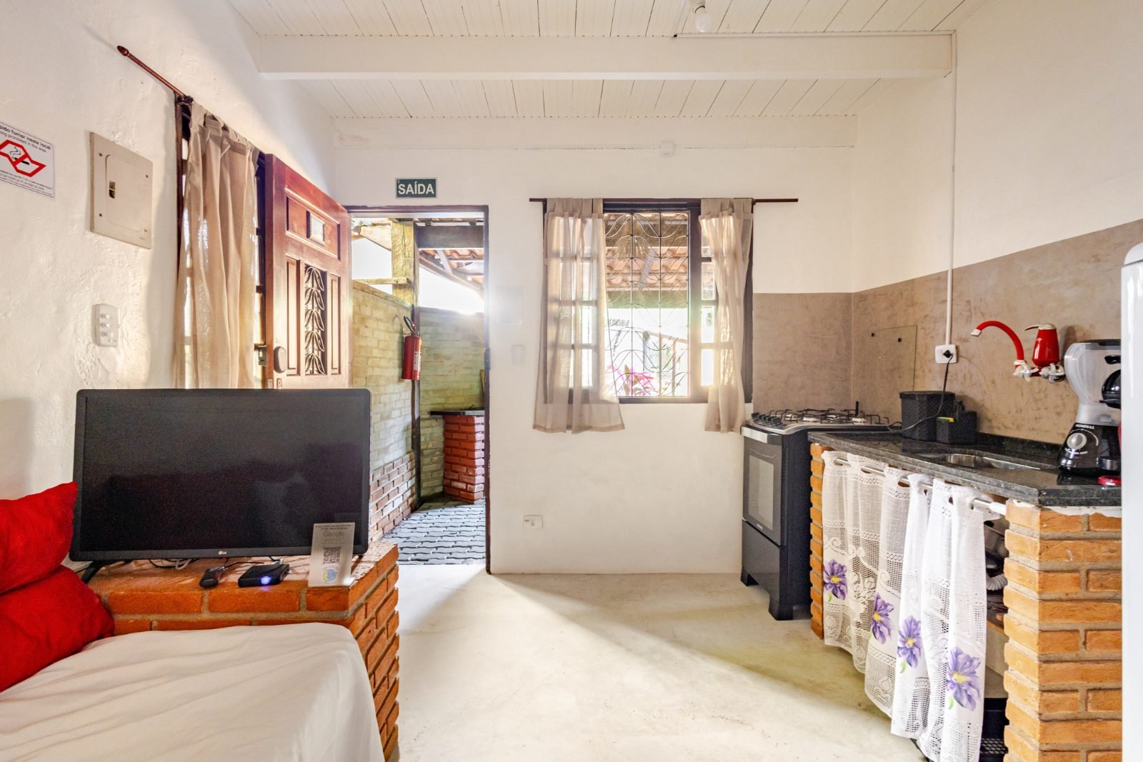 Cozinha do chalé Villa